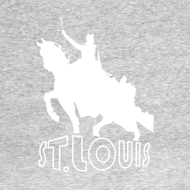 Saint Louis Statue - STL by BentonParkPrints